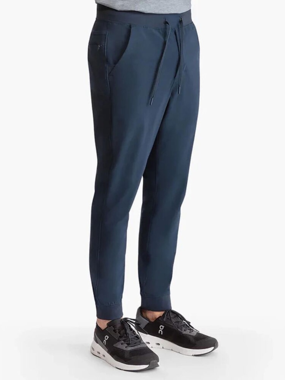 Birddogs Gabe Ruths Joggers Navy Blue Green Slim Fit Pants